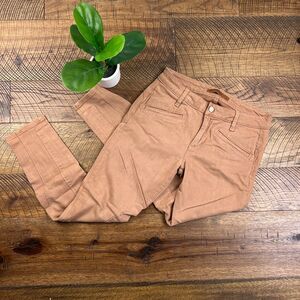 JOE'S JEANS 27 flawless the mustang ankle jean brown panel high rise